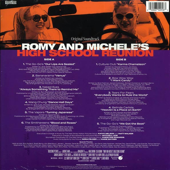 Bananarama, Wang Chung, Culture Club, The Go-Go's, Belinda Carlisle, Etc. - Romy And Michele's High School Reunion: Original Soundtrack (ltd. ed.) (LP) - PureSound Records
