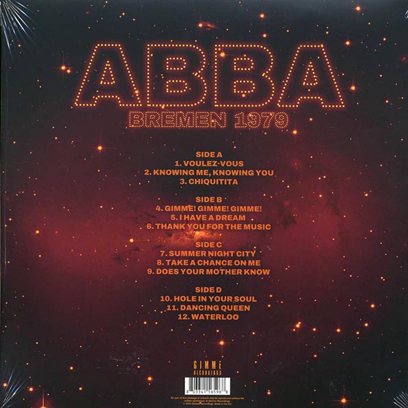 Abba - Bremen 1979 (LP) - PureSound Records