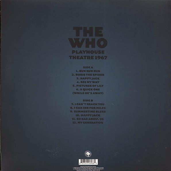 The Who - Playhouse Theatre 1967 (LP)