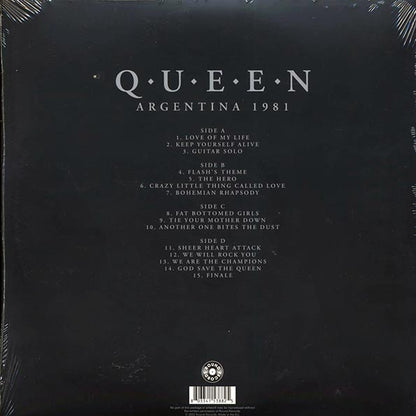 Queen - Argentina 1981 Volume 2: The Complete Buenos Aires Broadcast (LP) - PureSound Records