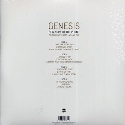 Genesis - New York By The Pound Volume 1: Felt Forum NYC 1973 (LP) - PureSound Records