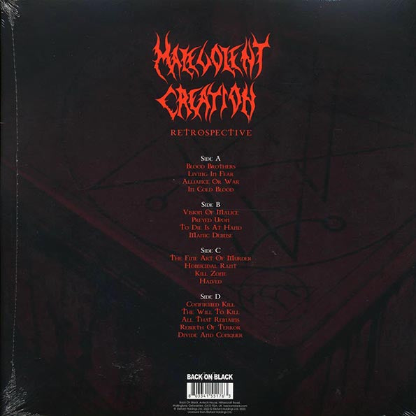 Malevolent Creation - Retrospective (ltd. ed.) (2xLP) (LP) - PureSound Records