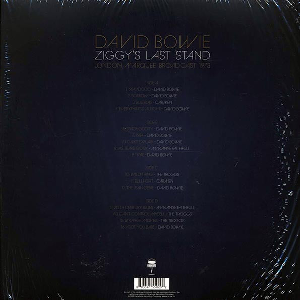 David Bowie - Ziggy's Last Stand: London Marquee Broadcast 1973 (ltd. ed.) (2xLP) (LP) - PureSound Records