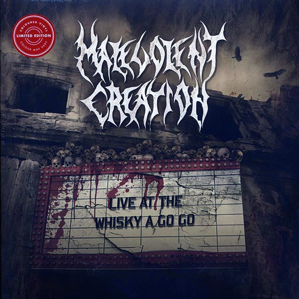 Malevolent Creation - Live At The Whiskey A Go Go (ltd. ed.) (2xLP) (LP) - PureSound Records