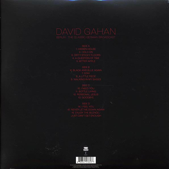 Dave Gahan - Berlin: The Classic German Broadcast (LP) - PureSound Records