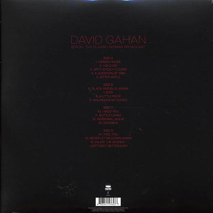 Dave Gahan - Berlin: The Classic German Broadcast (LP) - PureSound Records