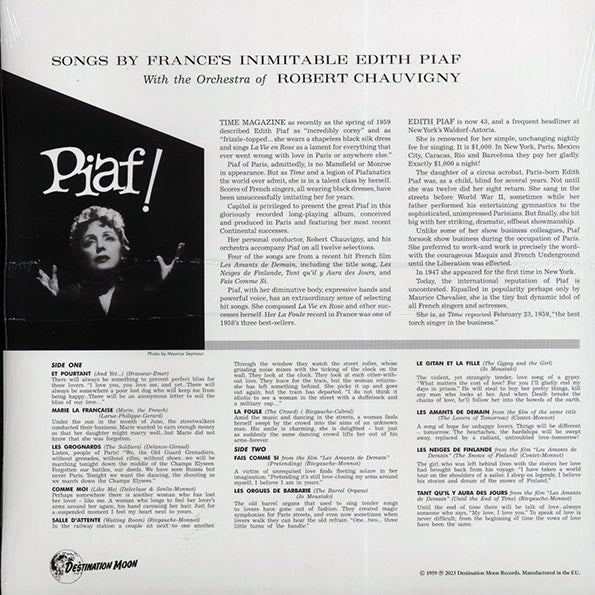 Edith Piaf - Piaf! (ltd. 500 copies made) (LP) - PureSound Records