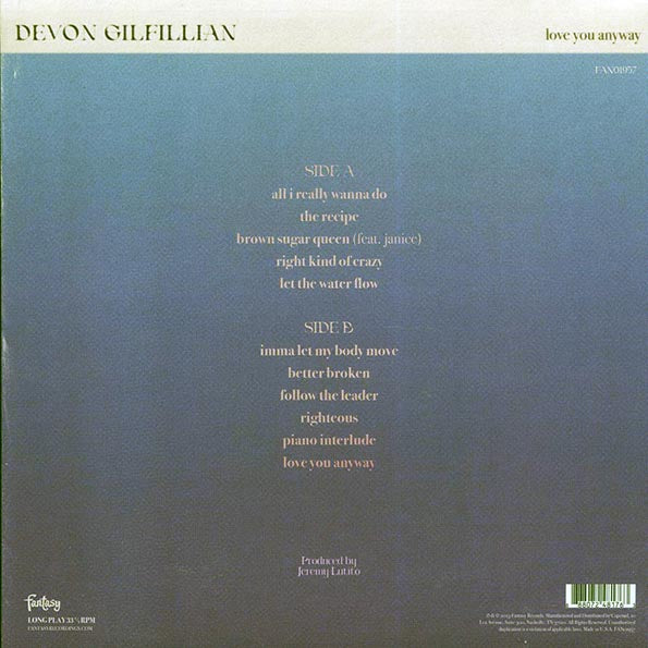 Devon Gilfillian - Love You Anyway (LP) - PureSound Records