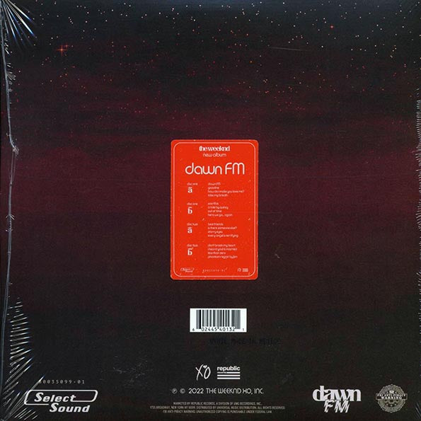 The Weeknd - Dawn FM (Weeknd Web Store Exclusive, Collector's Edition 02) (ltd. ed.) (LP)