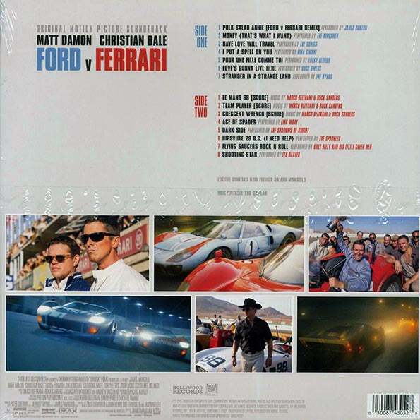 Link Wray, The Byrds, The Sonics, Marco Beltrami, Buck Sanders, Etc. - Ford V Ferrari: Original Motion Picture Soundtrack (LP) - PureSound Records