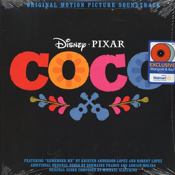 Michael Giacchino, Various - Coco: Original Motion Picture Soundtrack (2xLP) (LP) - PureSound Records