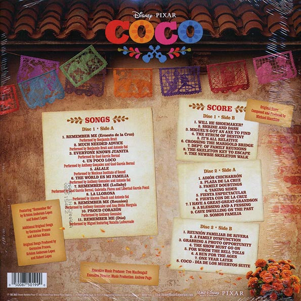 Michael Giacchino, Various - Coco: Original Motion Picture Soundtrack (2xLP) (LP) - PureSound Records