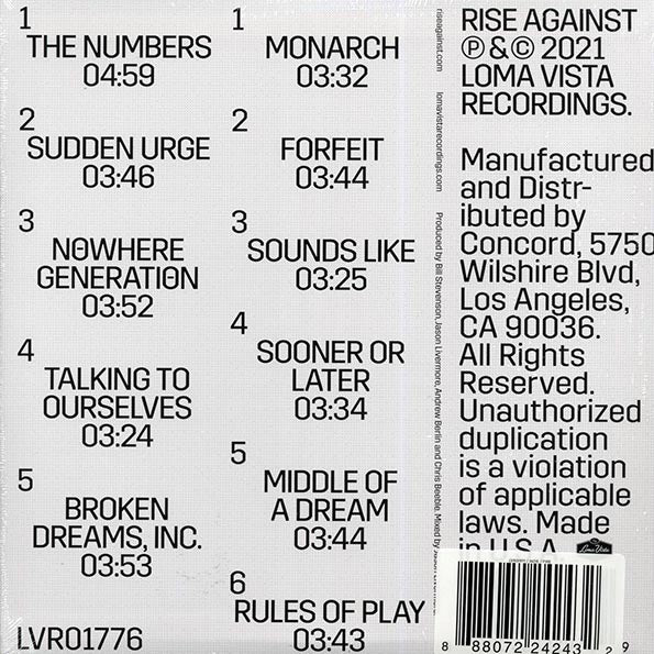 Rise Against - Nowhere Generation (LP)