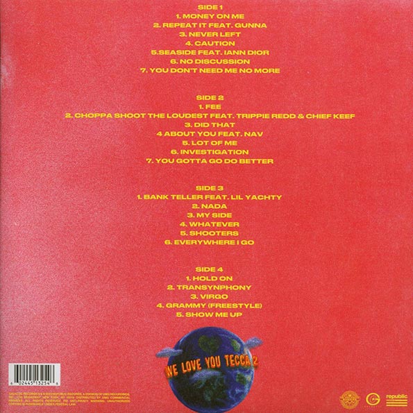 Lil Tecca - We Love You Tecca 2 (LP) - PureSound Records