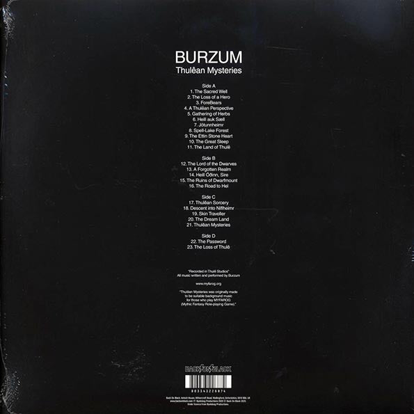 Burzum - Thulean Mysteries (LP) - PureSound Records