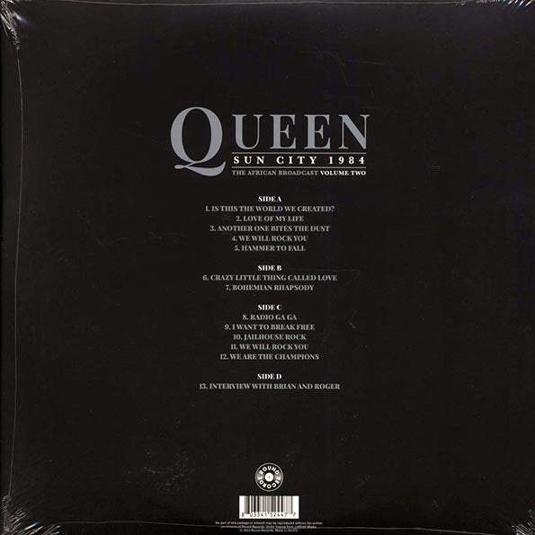 Queen - Sun City 1984 Volume 2: The African Broadcast (LP)