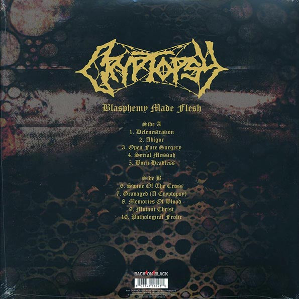 Cryptopsy - Blasphemy Made Flesh (ltd. ed.) (LP) - PureSound Records
