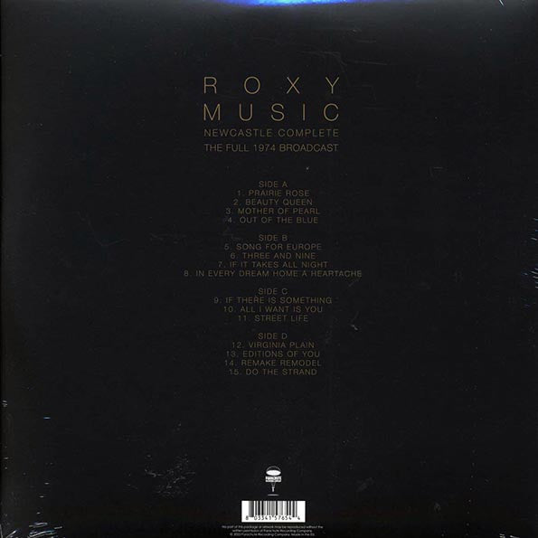 Roxy Music - Newcastle Complete: The Full 1974 Broadcast (LP)