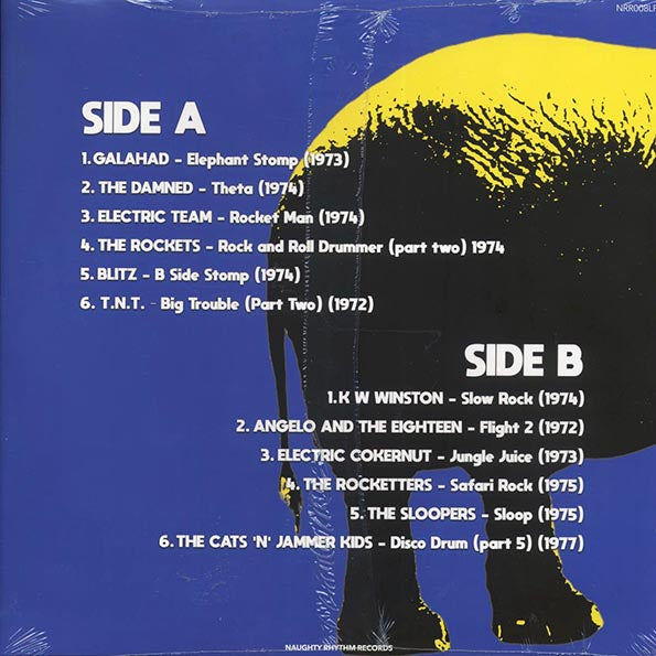 The Sloopers, Electric Team, Galahad, Etc. - Elephant Stomp: 12 Instrumental Freaky Stomper Rock Gems From 70s (12", LP)
