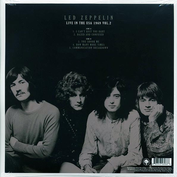 Led Zeppelin - Live In The USA 1969 Volume 2 (LP) - PureSound Records
