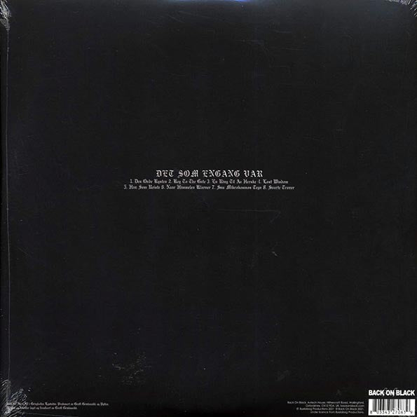 Burzum - Det Som Engang Var (ltd. ed.) (LP) - PureSound Records