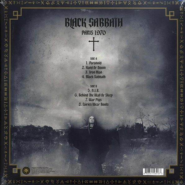 Black Sabbath - Paris 1970 (ltd. ed.) (LP) - PureSound Records