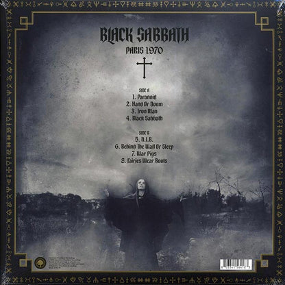 Black Sabbath - Paris 1970 (ltd. ed.) (LP) - PureSound Records