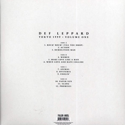 Def Leppard - Tokyo 1999 Volume 1 (LP) - PureSound Records