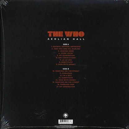The Who - Aeolian Hall (LP)