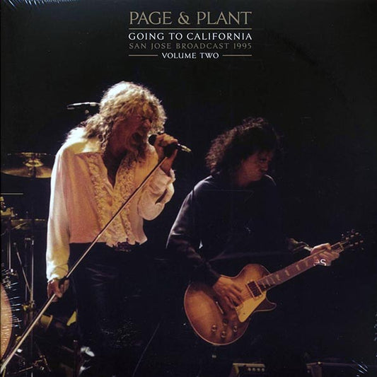 Jimmy Page, Robert Plant - Page & Plant Going To California Volume 2: San Jose Broadcast 1995 (ltd. ed.) (2xLP) (LP) - PureSound Records