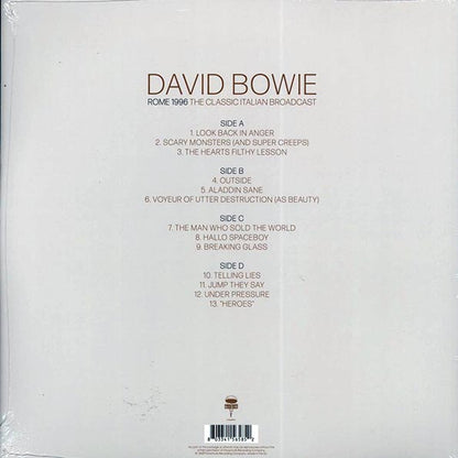 David Bowie - Rome 1996: The Classic Italian Broadcast (LP) - PureSound Records