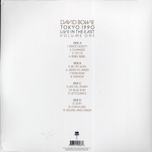 David Bowie - Tokyo 1990 Volume 1: Live In The East (LP) - PureSound Records