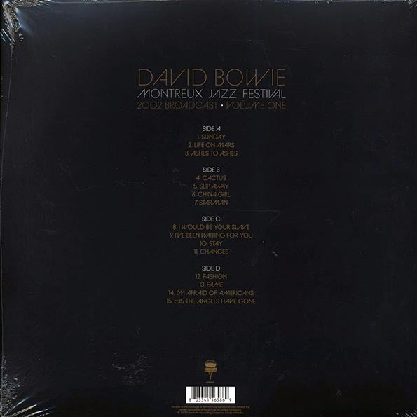 David Bowie - Montreux Jazz Festival Volume 1: 2002 Broadcast (LP) - PureSound Records