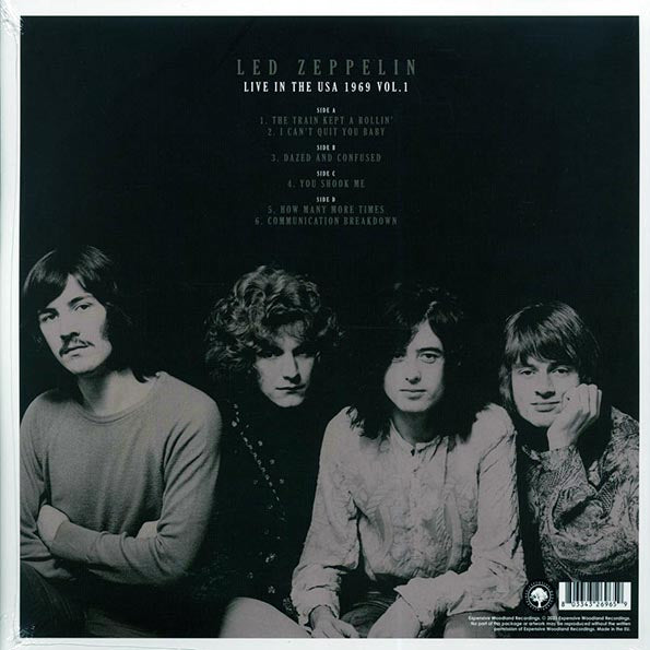 Led Zeppelin - Live In The USA 1969 Volume 1 (LP) - PureSound Records