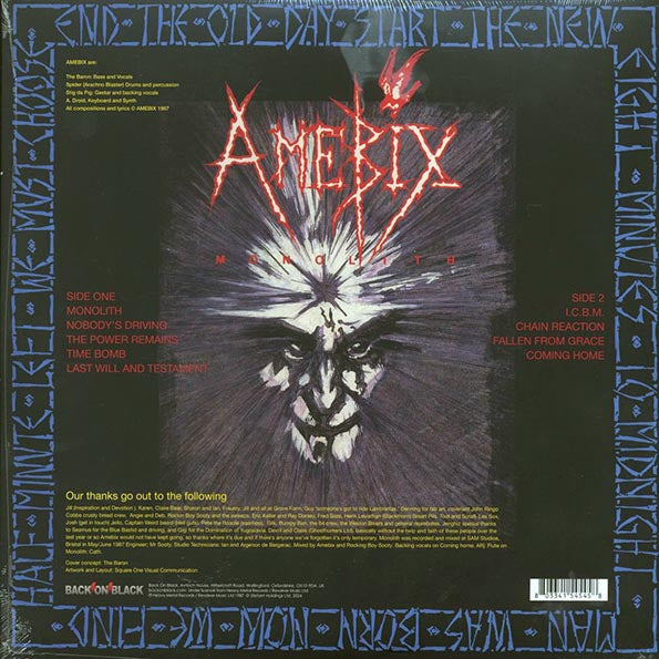 Amebix - Monolith (ltd. ed.) (LP) - PureSound Records