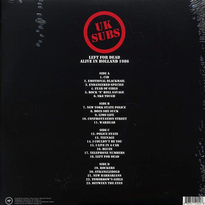 UK Subs - Left For Dead: Alive In Holland 1986 (ltd. ed.) (2xLP) (LP)