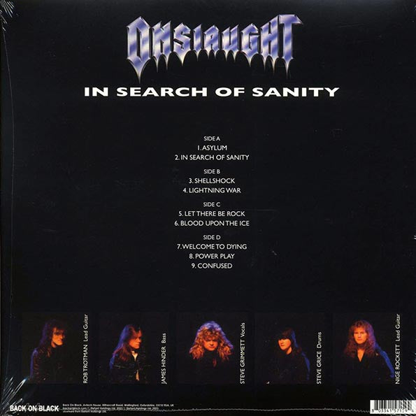 Onslaught - In Search Of Sanity (ltd. ed.) (2xLP) (LP) - PureSound Records