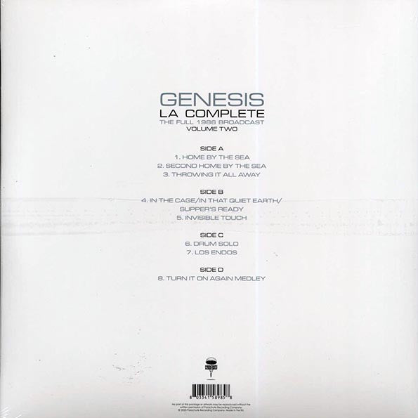 Genesis - LA Complete Volume 2: The Full 1986 Broadcast (LP) - PureSound Records