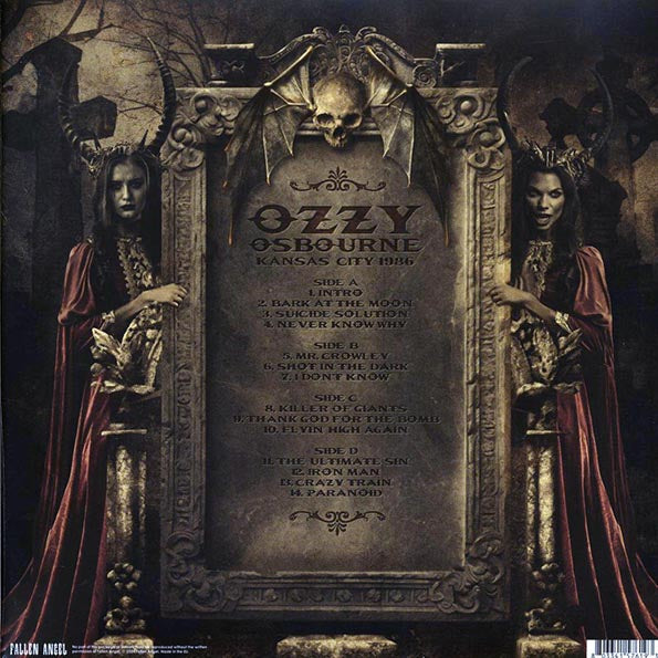 Ozzy Osbourne - Kansas City 1986: The Classic Missouri Broadcast (ltd. ed.) (2xLP) (LP) - PureSound Records