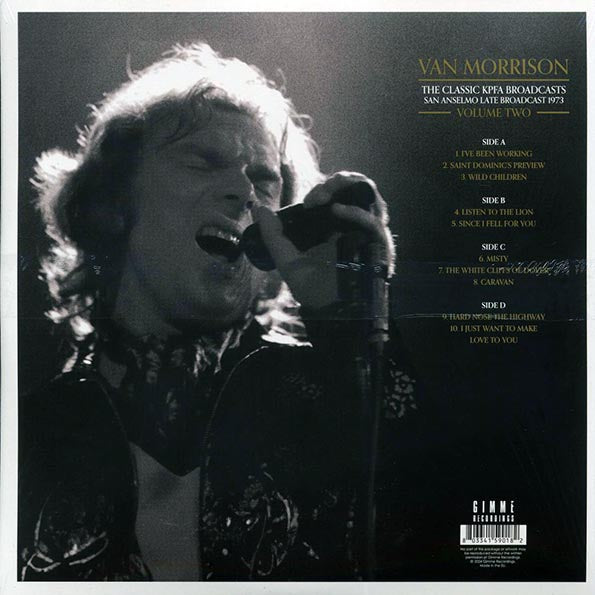 Van Morrison - The Classic KPFA Broadcasts Volume 2: San Anselmo Late Broadcast 1973 (LP)
