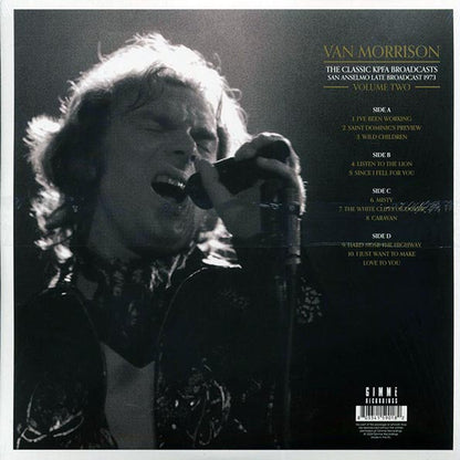 Van Morrison - The Classic KPFA Broadcasts Volume 2: San Anselmo Late Broadcast 1973 (LP)