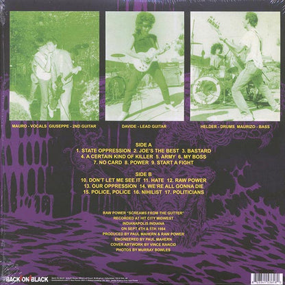 Raw Power - Screams From The Gutter (ltd. ed.) (LP)
