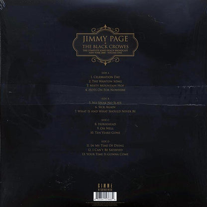 Jimmy Page, The Black Crowes - New York 2000 Volume 1: The Complete Jones Beach Broadcast (LP) - PureSound Records