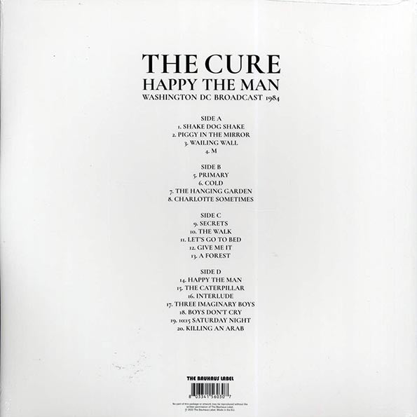 The Cure - Happy The Man: Washington DC Broadcast 1984 (ltd. ed.) (2xLP) (LP)