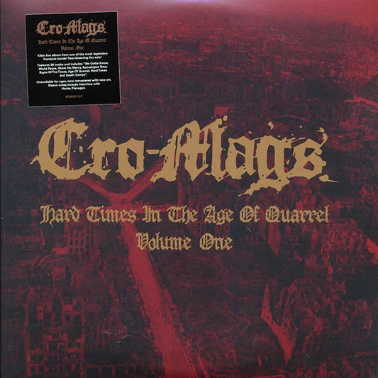 Cro-Mags - Hard Times In The Age Of Quarrel Volume 1 (LP) - PureSound Records