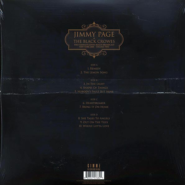 Jimmy Page, The Black Crowes - New York 2000 Volume 2: The Complete Jones Beach Broadcast (LP) - PureSound Records