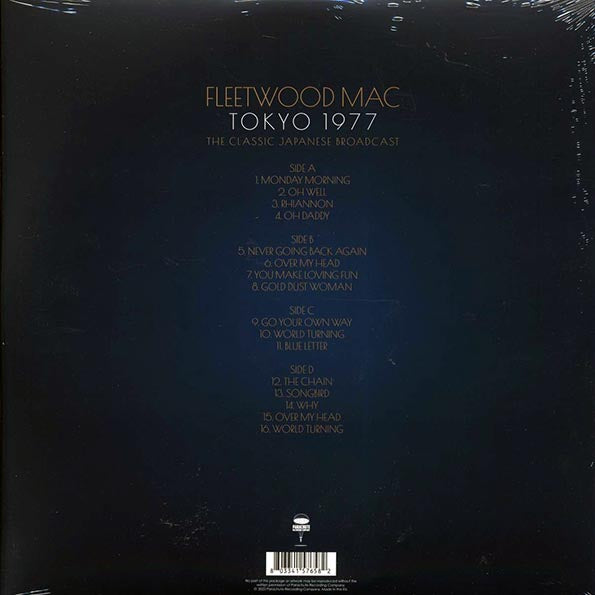 Fleetwood Mac - Tokyo 1977: The Classic Japanese Broadcast (2xLP) - PureSound Records