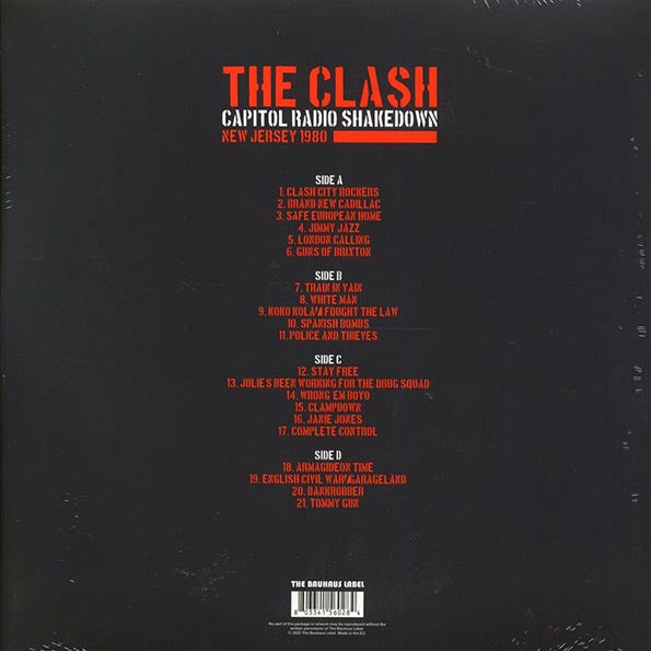 The Clash - Capitol Radio Shakedown: New Jersey 1980 (ltd. ed.) (2xLP) (LP)