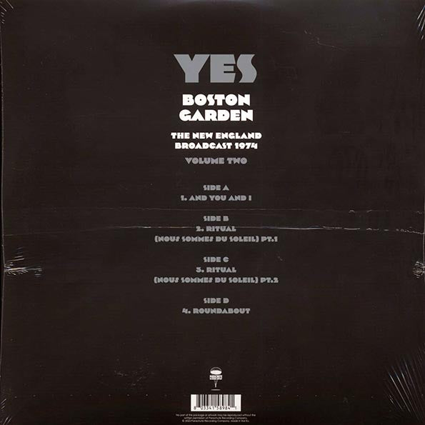 Yes - Boston Garden Volume 2: The New England Broadcast 1974 (LP)