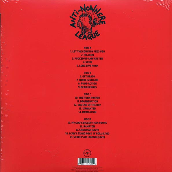 Anti-Nowhere League - The Best Of Anti-Nowhere League (ltd. ed.) (2xLP) (LP) - PureSound Records